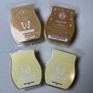 Scentsy Wax Pina Colada Cha-Cha & Simply Vanilla Bars